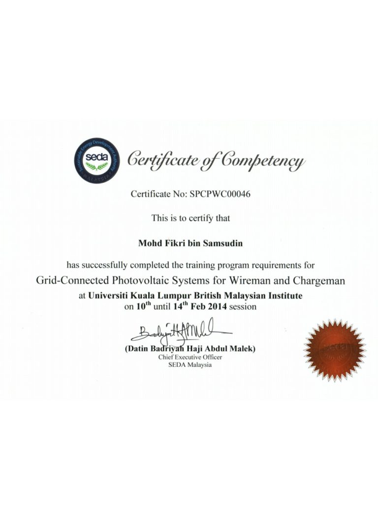 Qualification / Certification